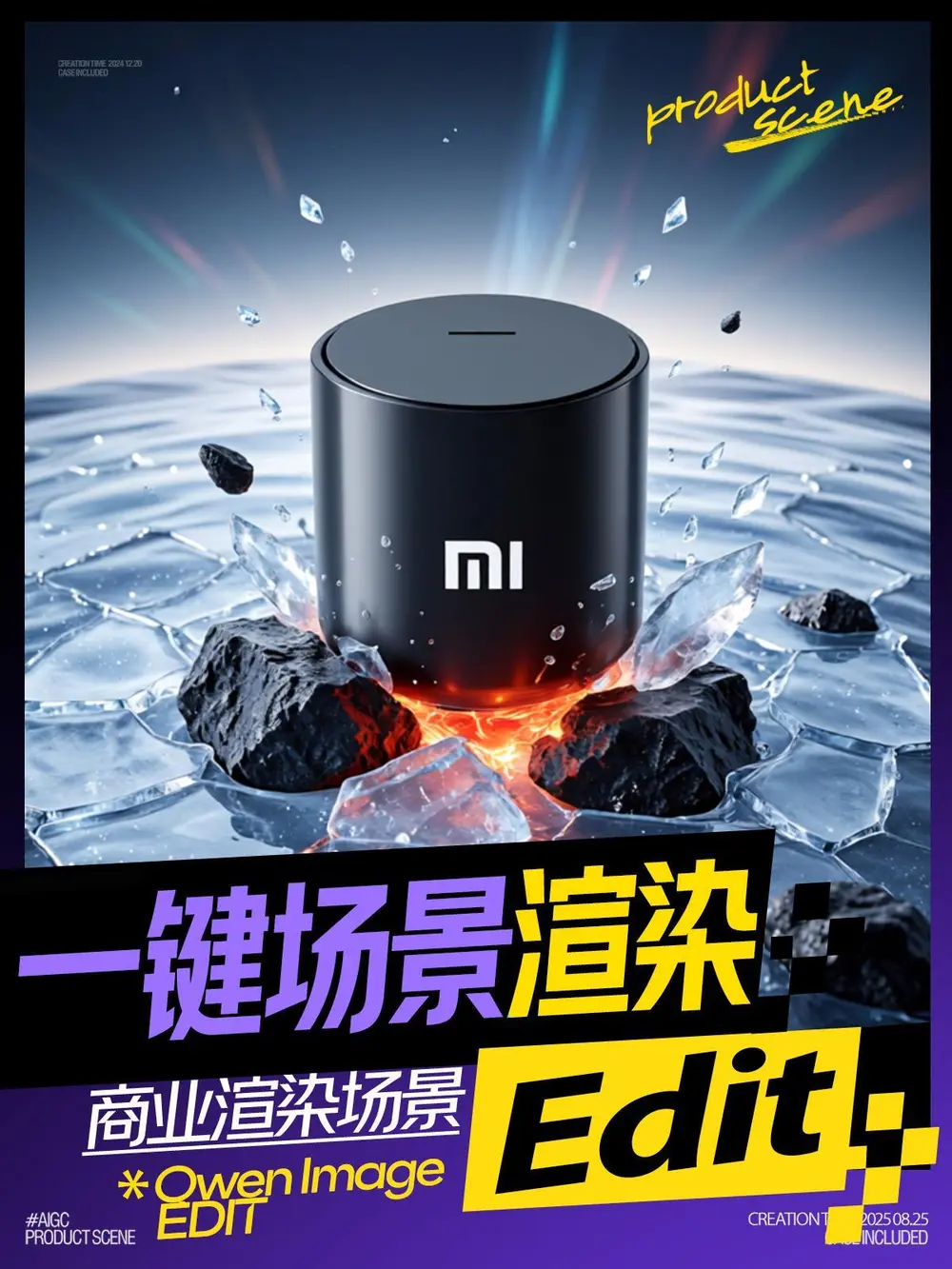 一键渲染电商场景图